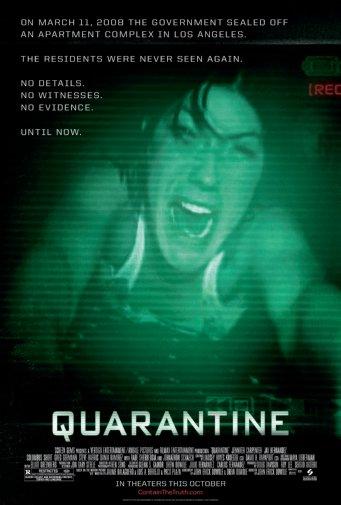 Quarantine movie poster Sign 8in x 12in