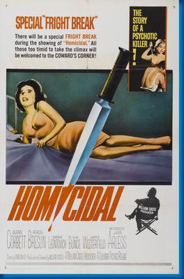 Homicidal Poster On Sale United States