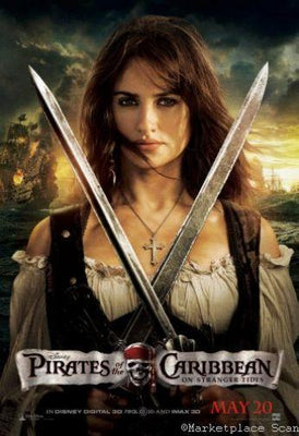 Pirates Of The Caribbean On Stranger Tides poster 16x24