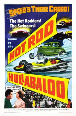 Hot Rod Hullabaloo poster for sale cheap United States USA