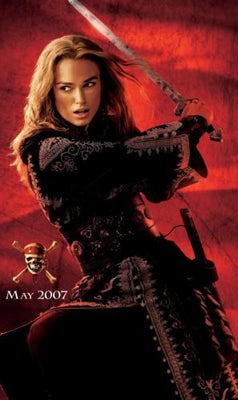 Pirates Of The Caribbean Keira Knightley poster 24in x 36in for sale cheap United States USA