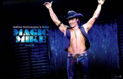 Matthew McConaughey Mini Metal Movie Poster 8in x 12in