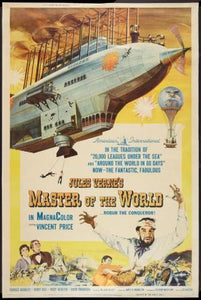 Master Of The World movie poster Sign 8in x 12in