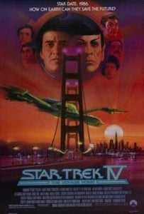 Star Trek Movie Poster The Voyage Home 11inch x 17 inch