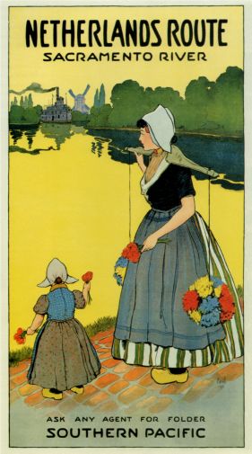 Netherlands Routes poster for sale cheap United States USA