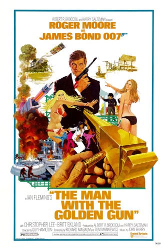 Man With The Golden Gun poster for sale cheap United States USA