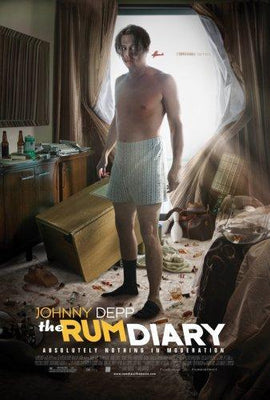 Rum Diary The movie poster Metal Print 8in x 12in