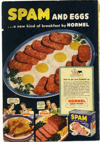 Other Subjects Posters, 1941 spam ad replica