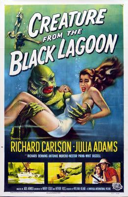 Creature From The Black Lagoon movie poster Sign 8in x 12in