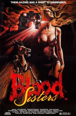 Blood Sisters Metal Movie Poster 8in x 12in