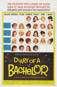 Diary Of A Bachelor Movie Poster 11x17