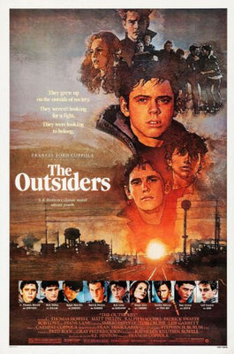 The Outsiders Poster 24x36 Ralph Macchio C Thomas Howell The Poster Depot