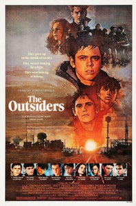 Outsiders The movie poster Sign 8in x 12in