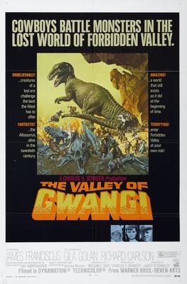 Valley Of Gwangi The movie poster Sign 8in x 12in