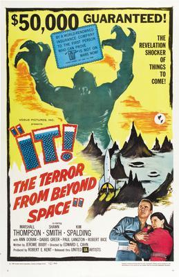 It The Terror From Beyond Space movie poster Sign 8in x 12in
