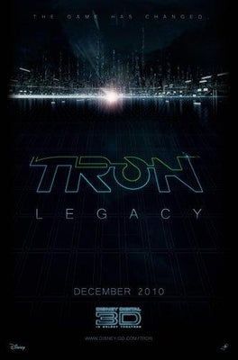 Tron Legacy Metal Movie Poster 8in x 12in