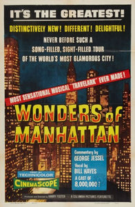 Wonders Of Manhattan poster for sale cheap United States USA