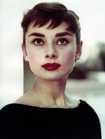 Audrey Hepburn Poster Color Portrait 16