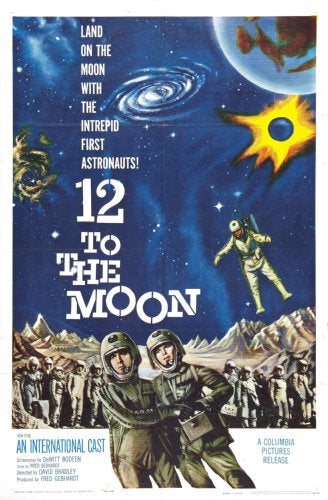 12 To The Moon poster for sale cheap United States USA