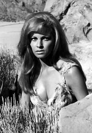 Raquel Welch Poster vintage bw pic