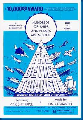 Devils Triangle The poster for sale cheap United States USA