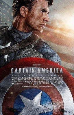 Captain America Metal Print 8in x 12in