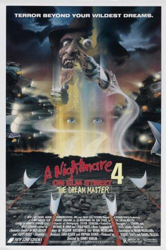 Nightmare On Elm Street Part 4 movie poster Sign 8in x 12in