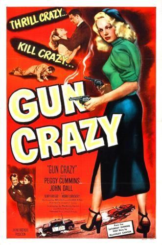 Gun Crazy movie poster Sign 8in x 12in