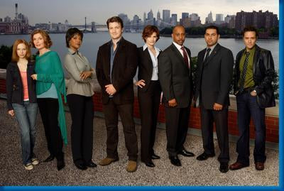 Castle Cast New York Skyline Poster