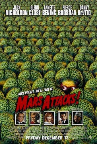 Mars Attacks Poster On Sale United States