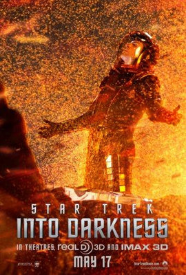 Star Trek Into Darkness Metal Movie Poster 8in x 12in