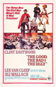 Good The Bad The Ugly poster 24in x 36in