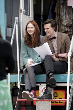 Matt Smith Karen Gillan Dr. Who Poster