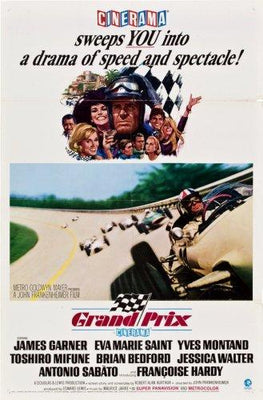 Grand Prix Movie Poster Metal Poster Choose Style The Poster Depot