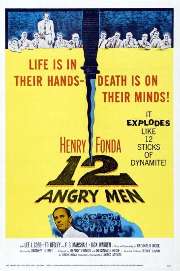 12 Angry Men movie poster Sign 8in x 12in