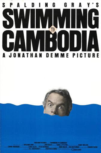 (24x36) Swimming To Cambodia poster