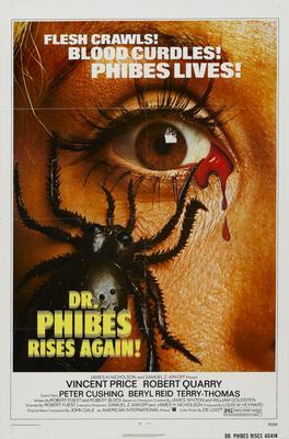 Dr Phibes Rises Again Metal Movie Poster 8in x 12in