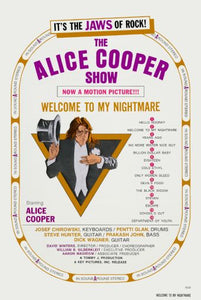 Welcome To My Nightmare poster Alice Cooper for sale cheap United States USA