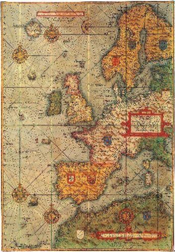 Antique Maps Poster 24inx36in #7