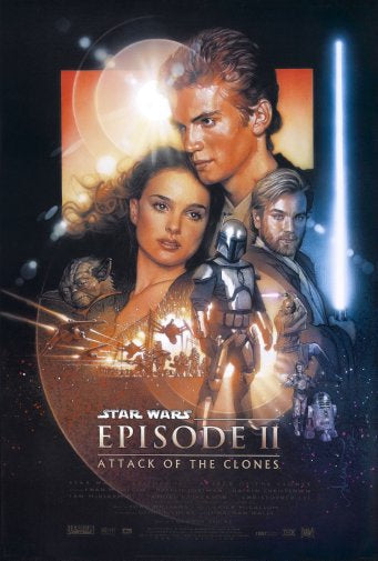 Star Wars Ep Ii poster 24x36