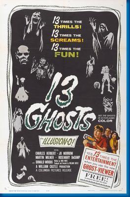 13 Ghosts movie poster Sign 8in x 12in