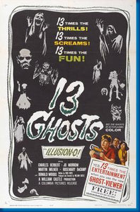 13 Ghosts 11x17 poster for sale cheap United States USA