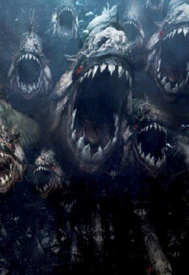 Piranha poster 16inx24in 