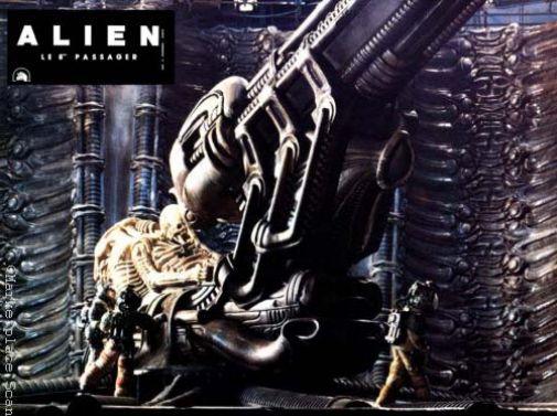 Alien poster 27x40 artwork 27