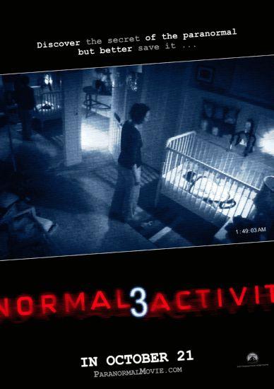 Paranormal Activity 3 movie poster Sign 8in x 12in