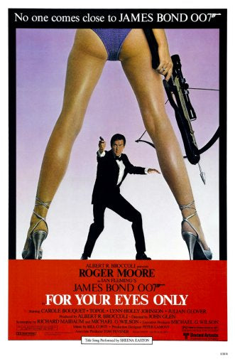 For Your Eyes Only Movie Poster James Bond 11x17 Mini Poster