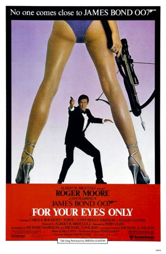 For Your Eyes Only poster James Bond for sale cheap United States USA