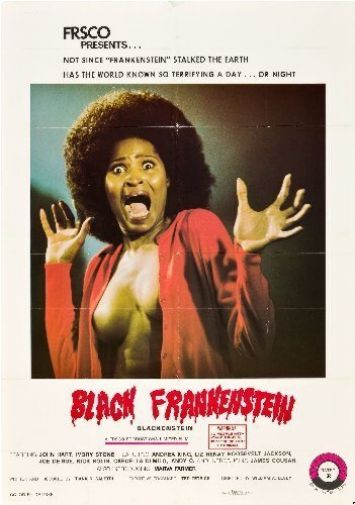 Black Frankenstein Poster 24inx36in The Poster Depot
