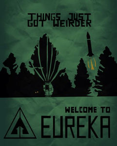 (24inx36in ) Eureka Poster Print