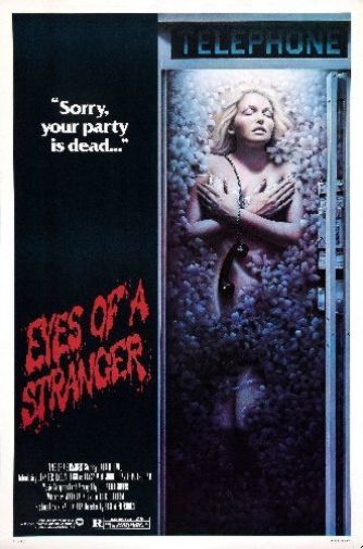 Eyes Of A Stranger poster for sale cheap United States USA